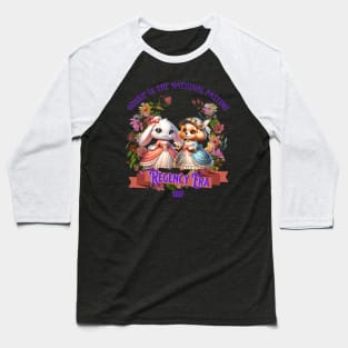 Regency Era, Bunny,Dog Baseball T-Shirt